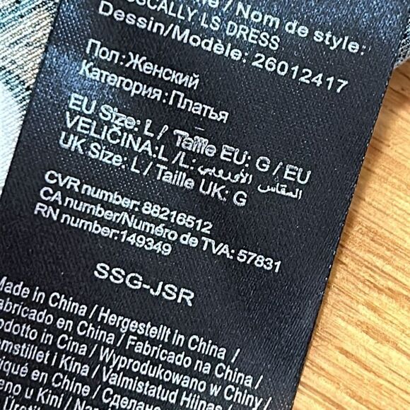 Y.A.S high neck printed midi dress, Large - Picture 12 of 12